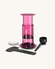 AeroPress Clear Coffee Maker Pink