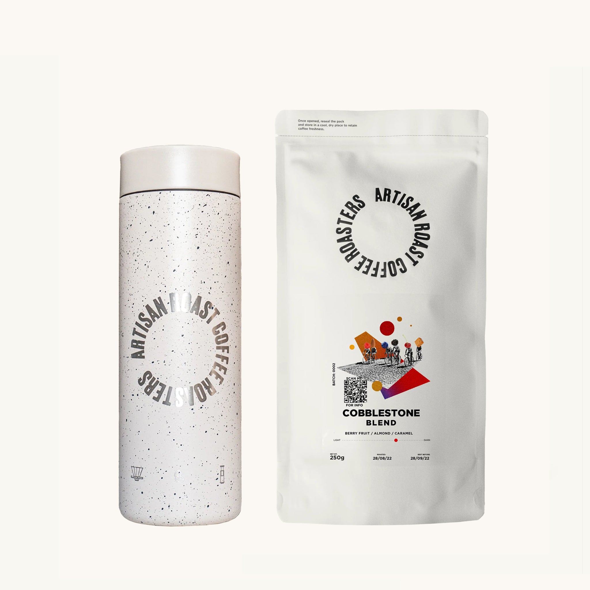 Miir Flip Traveler + Cobblestone blend