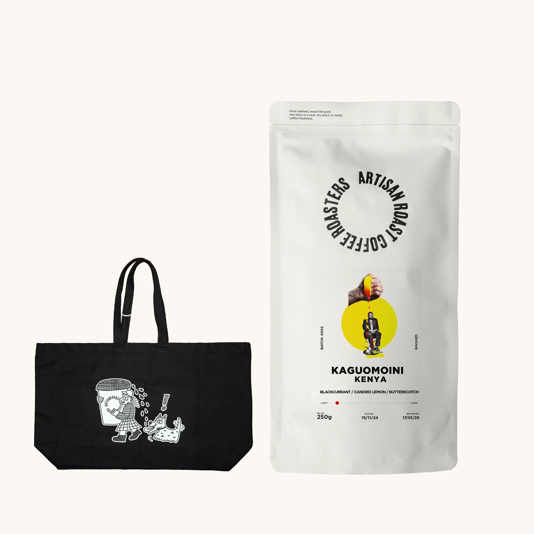 Giant tote + Kagumoini